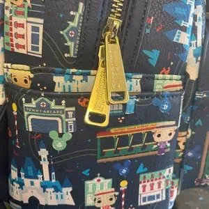 New Disney Park Loungefly Funko Pop Dapper Dans Backpack & 2022 Blue Sequin Ears Loungefly | Bags | New Disney Park Loungefly Funko Pop  main image 2